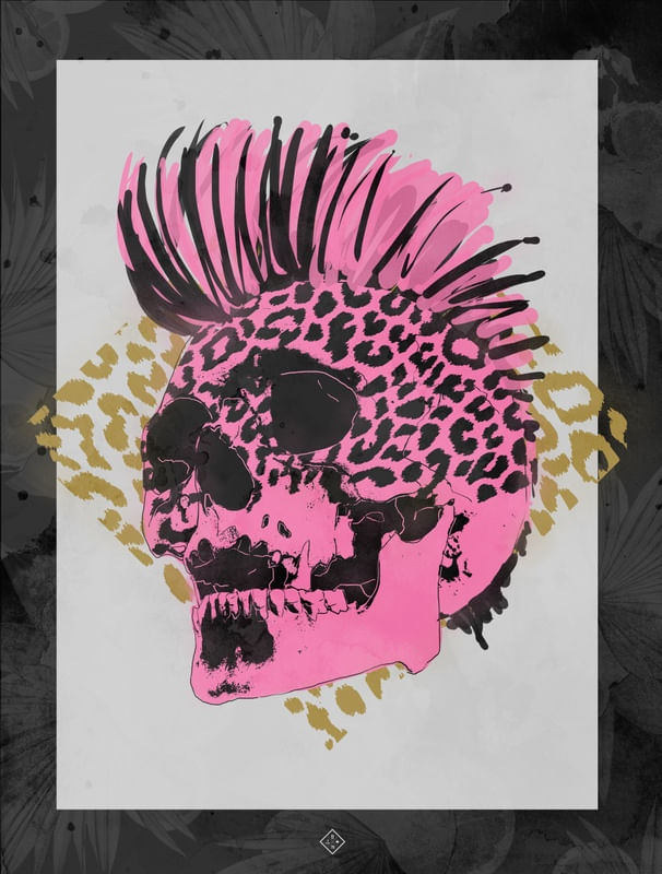 PUNK SKULL TROPICAL 1