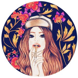 GIRL SMOKING.