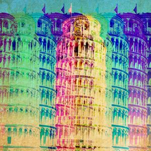 COLORS TOWER OF PISA 1