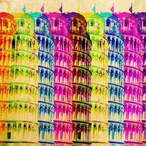 COLORS TOWER OF PISA