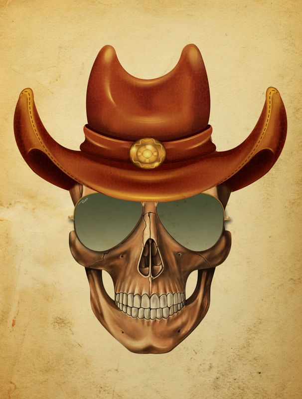 COWBOY SKULL