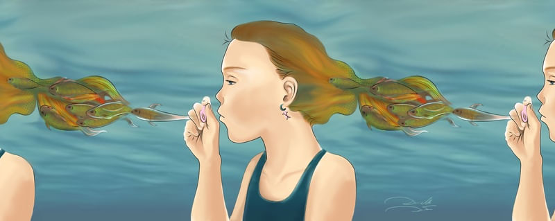 BUBBLES GOLDFISHES