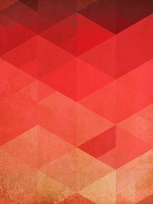 ABSTRACT TRIANGULE RED