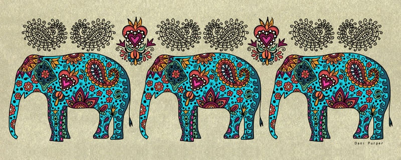 ELEFANTES INDIANOS