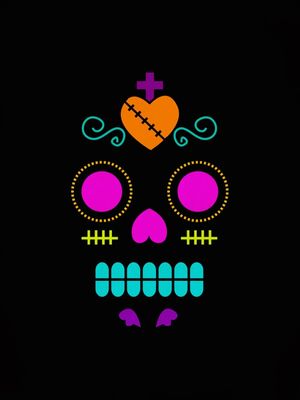 SKULL MEXICAN 3