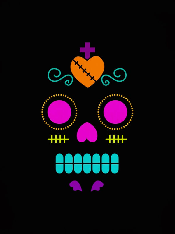 SKULL MEXICAN 3