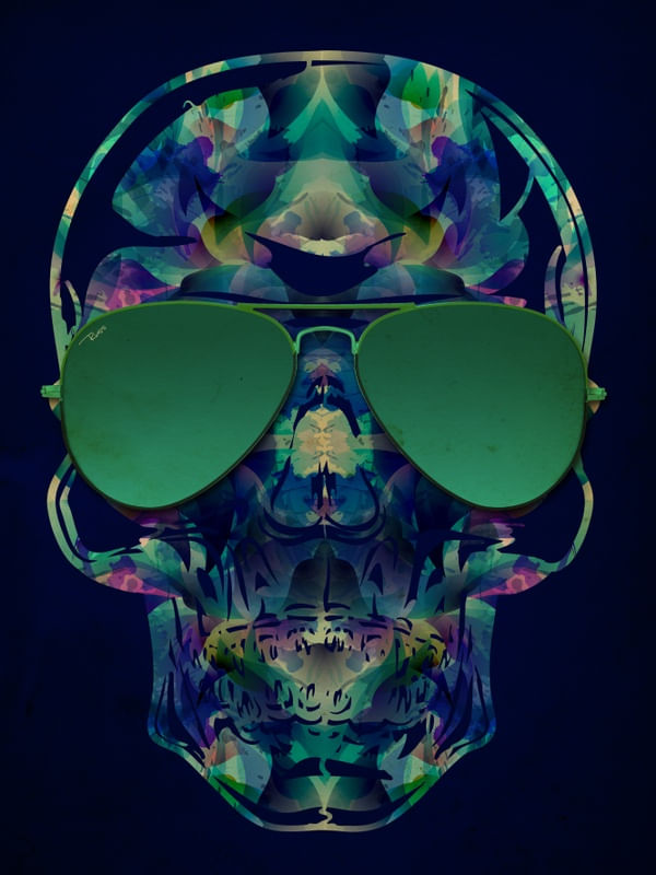 SKULL BLUE