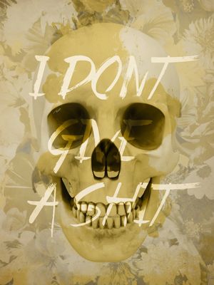 SKULL I DONT GIVE A SHIT