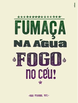 FUMAÇA NA ÁGUA