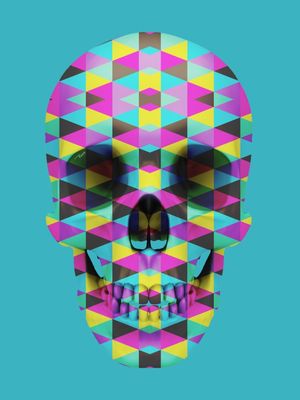 SKULL COLORS TRIANGULE 2