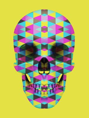 SKULL COLORS TRIANGULE 1