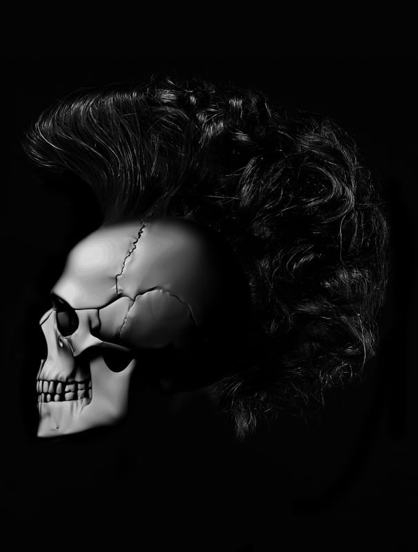 SKULL PUNK BLACK