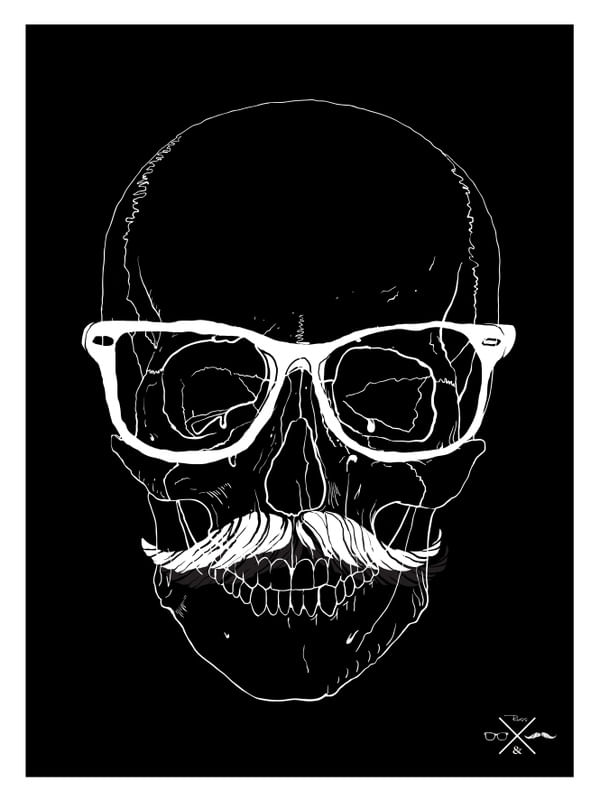 HIPSTER SKULL