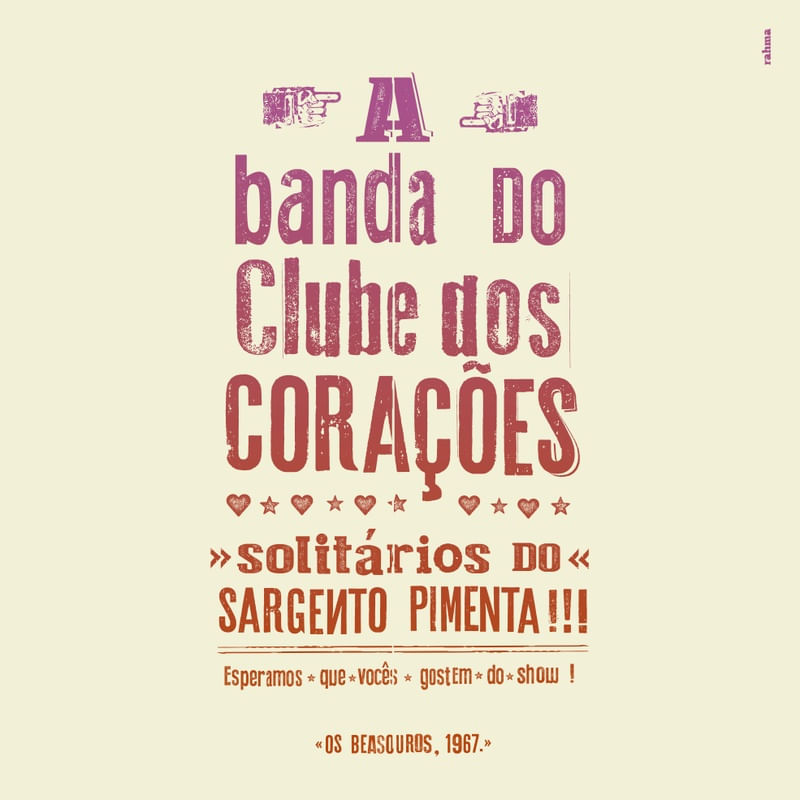 A BANDA DO CLUBE DOS CORAÇÕES SOLITÁRIOS DO SARGENTO PIMENTA (QUADRADO)