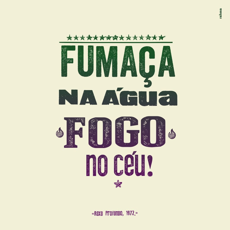 FUMAÇA NA ÁGUA (QUADRADO)