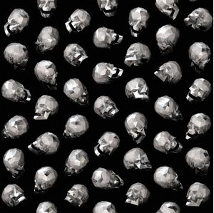 LOWPOLY SKULL PATTERN SQUARE