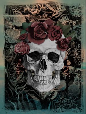 SKULL AND ROSES