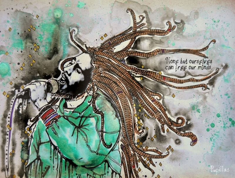 BOB MARLEY PUPILLAS