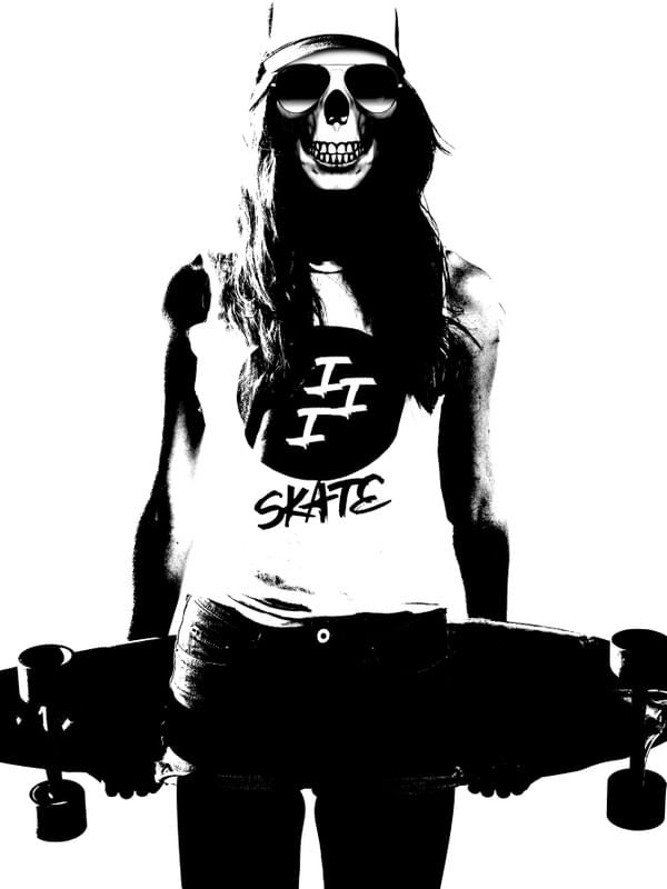 SKULL SK8 GIRL