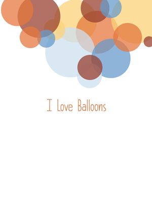 I LOVE BALLOONS