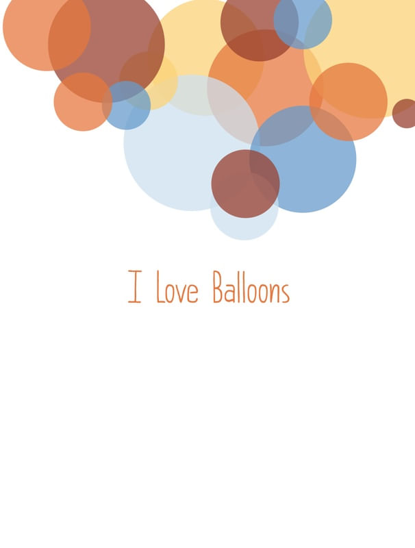 I LOVE BALLOONS