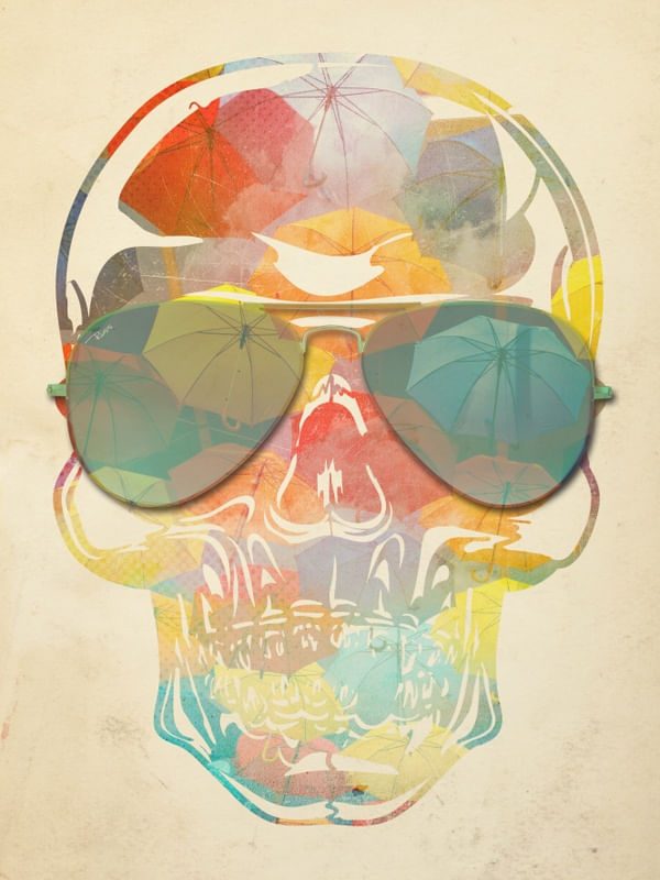 SKULL UMBRELLA