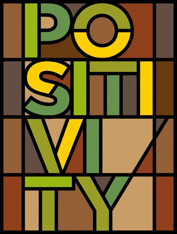 POSITIVITY - STAINED GLASS