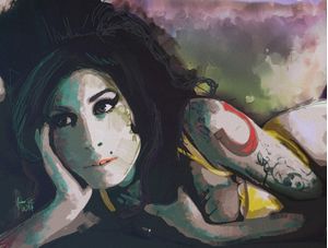 AMY WINEHOUSE EM CORES