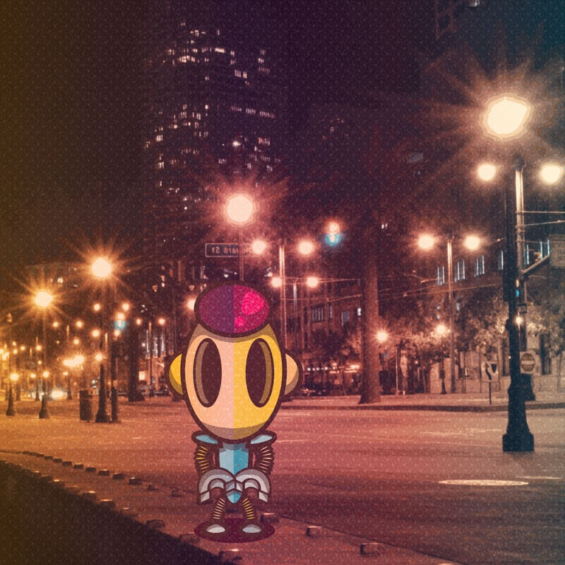 ROBOT IN STREET 01