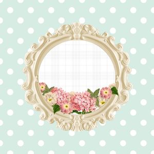POLKA DOTS AND FRAME