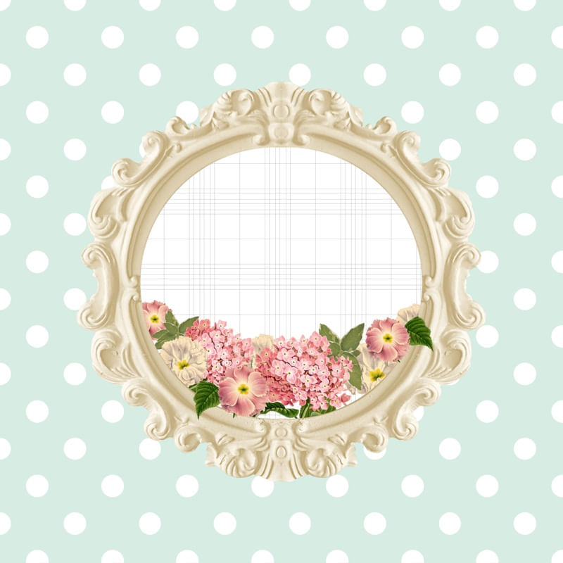 POLKA DOTS AND FRAME