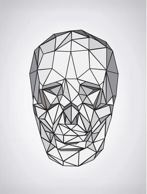 SKULL IN WHITE