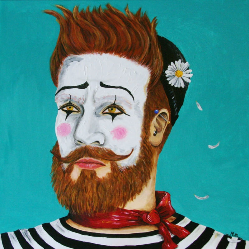 LE MIME ROUX