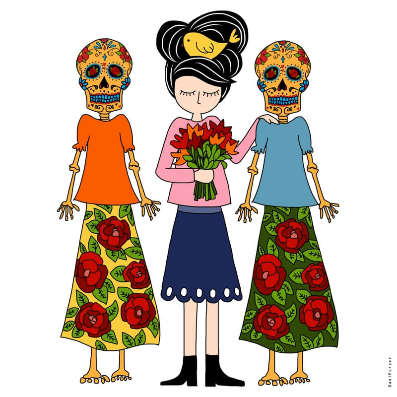 CAVEIRA MEXICANA - DÍA DE LOS MUERTOS