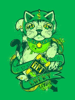 GATO DA SORTE (VERDE)