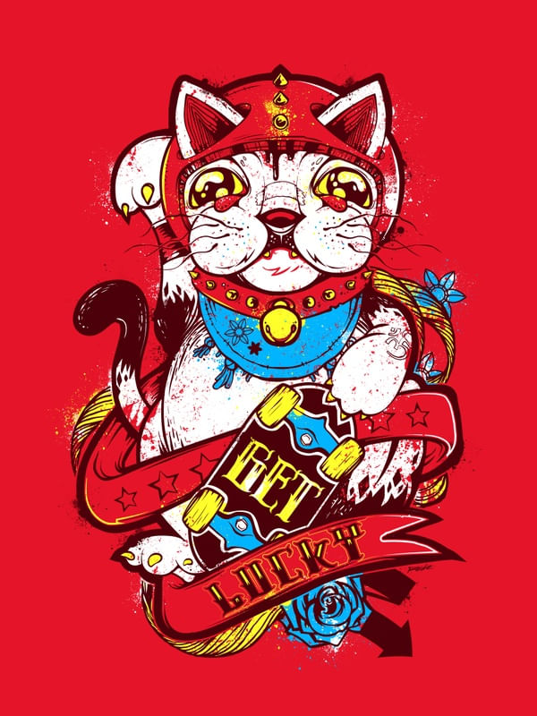 GATO DA SORTE (VERMELHO)