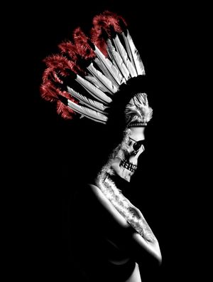INDIAN SKULL GIRL