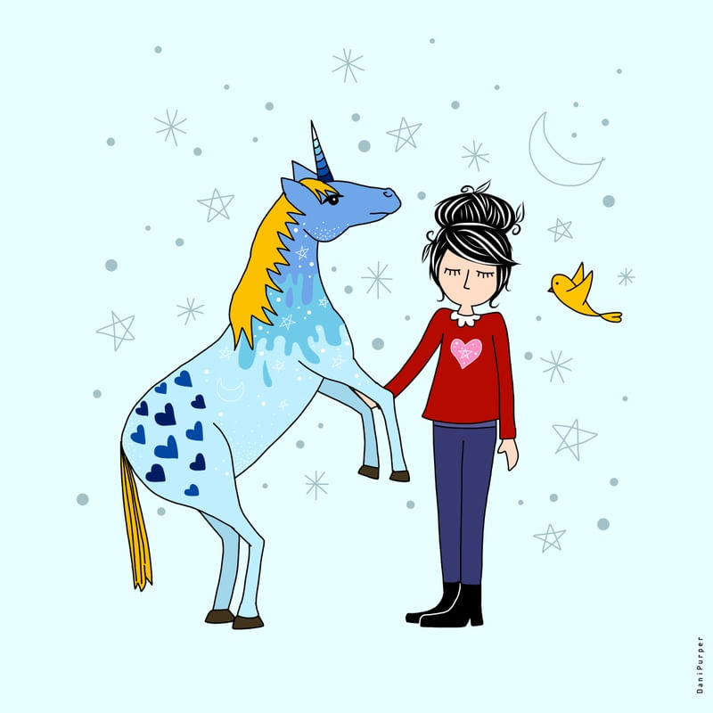 UNICÓRNIO AZUL