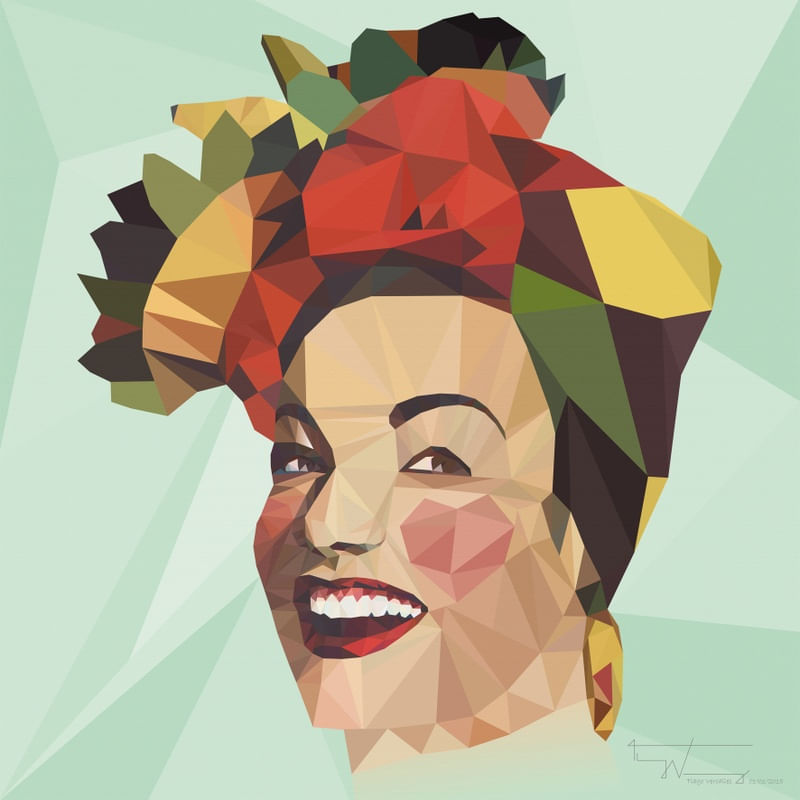 CARMEN MIRANDA - POLY ART