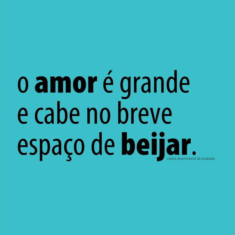 AMOR E BEIJO