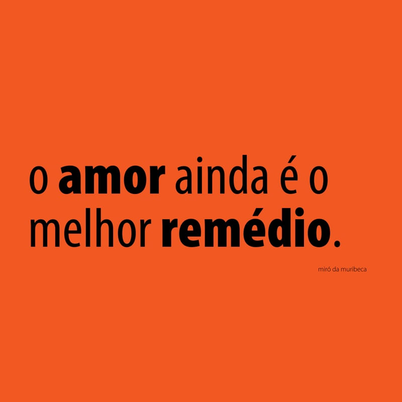AMOR E REMÉDIO