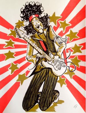 JIMI HENDRIX POR PH MORAES