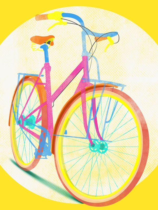 EU AMO PEDALAR! II AMARELO