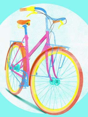EU AMO PEDALAR! II AZUL
