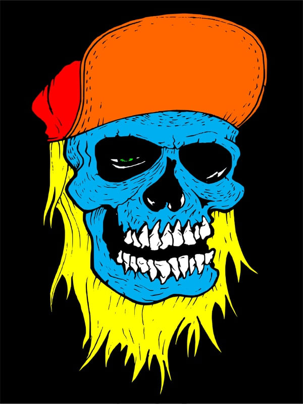 SWAG BLUE SKULL