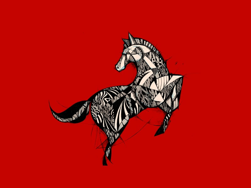 CAVALO VERMELHO