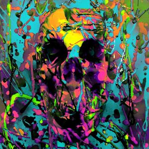 SKULL COLORS SPLASH 2