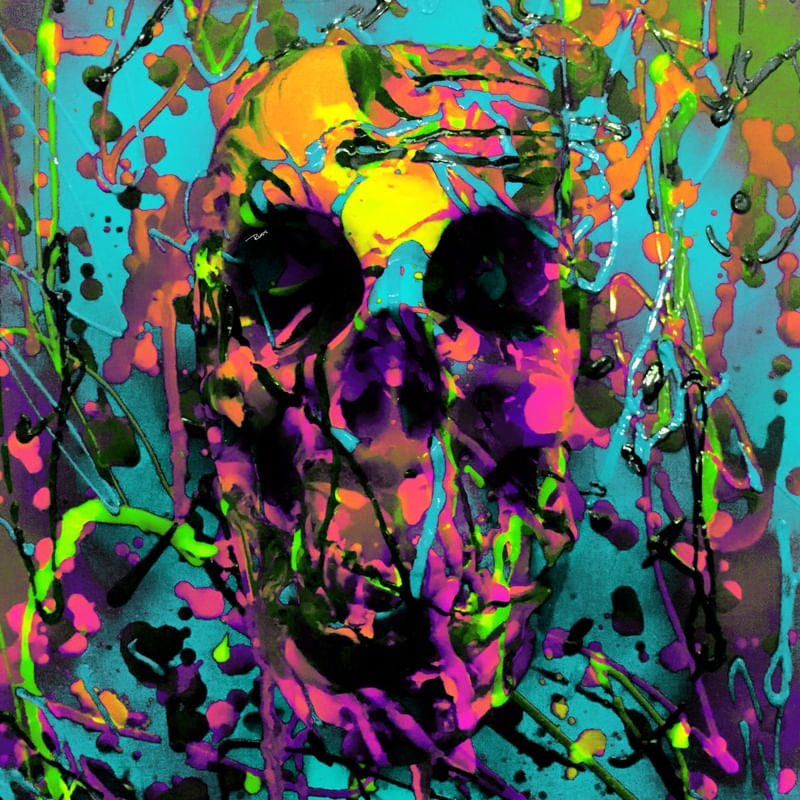 SKULL COLORS SPLASH 2