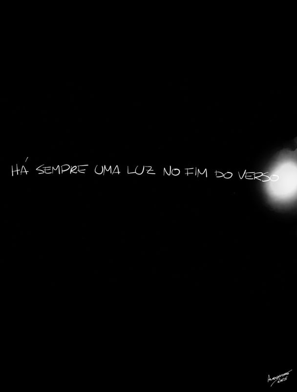 NO FIM DO VERSO