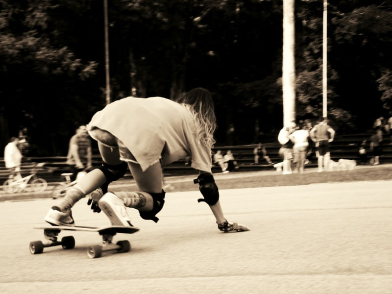 DOWNHILL-SLIDE GIRL